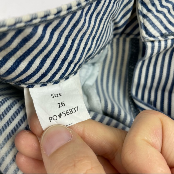 Level 99 Lily Skinny Straight Stripe Denim Jeans Women Size 26 - Picture 7 of 9